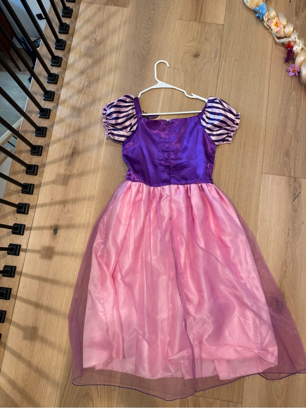 Dressy Daisy Purple & Pink Princess Rapunzel Costume with Braid